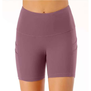 Shorts d'été décontractés en coton et lin pour femme, taille haute, amples, avec cordon de serrage et poches, shorts de plage respirants, vente en gros, shorts de sport pour femme - Product Image 1