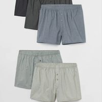 Boxers pour hommes en coton et élasthanne non tissé, doux, confortables, de haute qualité, antibactériens, taille mi-haute, écologiques, lavables en machine