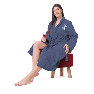 Nouveau peignoir en tissu éponge pour femmes, design personnalisé, taille et couleur au choix, super absorbant, fabriqué en Inde. - Product Image 6