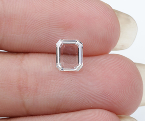 Diamante cultivado en laboratorio de 0.75 CT, forma esmeralda, CVD/HPHT, corte retrato único personalizado, VVS, VS, suelto, para joyería, gran venta. - Product Image 6