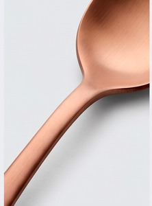 Ensemble de couverts en cuivre moderne, finition mate, résistant à la rouille, parfait pour les occasions de mariage et la vaisselle de cuisine - Product Image 2