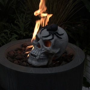 Demon Skull Halloween Decoration for Outdoor Fireplace and Fire Pit - Product Image 1
