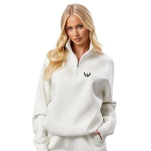 Dusty Purple Raglan Sleeve Fleece Funnel Sweatshirt Women Oversized Pullover Long Sleeve Casual Streetwear Relaxed Fit Daily Wea - Product Image 1