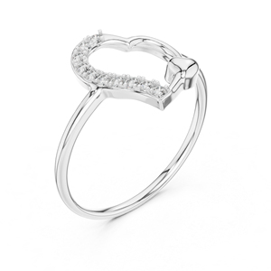 Anillo de Compromiso de Oro Amarillo de 14K con Diamante Cultivado en Laboratorio, Redondo, para Mujer, 0.08 Quilates, Certificado IGI, Moderno |   Diamante Cultivado Nuevo - Product Image 3