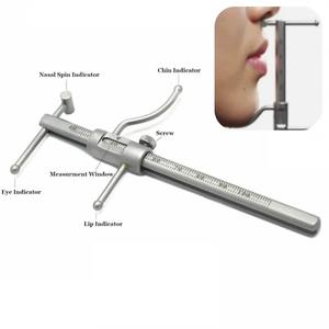 Calibrador Dental de Acero Inoxidable para Medir Implantes de Mentón, Regla Deslizante de Medición de 0-100 mm - Product Image 6