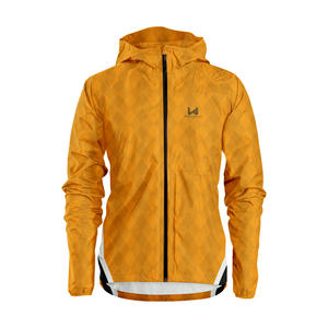 Veste coupe-vent à capuche W4G personnalisée avec logo imprimé, vêtements décontractés de printemps, écologiques, séchage rapide, imperméables, respirantes, 100% nylon enduit - Product Image 4