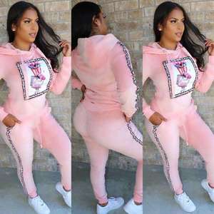 Nouvel Arrivage 2026 – Ensemble Jogging Décontracté 2 Pièces pour Femme – Vêtements d'Hiver – Survêtement en Velours à Capuche 2 Pièces pour Femme - Product Image 3