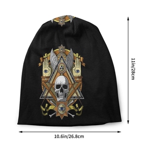 Bonnet de ski de luxe Master Mason Blue Lodge, bonnet en tricot chaud pour les activités de plein air - Product Image 3
