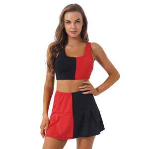 Vente en gros de robes sans manches personnalisées pour adultes, jupe de pom-pom girl, nouveau style, vêtements de sport, uniforme de cheerleading, 100% polyester - Product Image 3