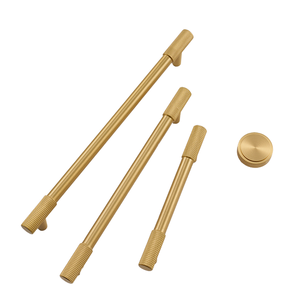 Tirador de latón para muebles, cajones, armarios, diseño elegante de primera calidad, tirador para cocina, dormitorio y decoración de almacenamiento de oficina - Product Image 1