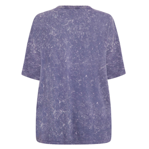 Camiseta de Mujer con Lavado Ácido OEM, 100% Algodón, Manga Corta, Corte Regular, Tela Suave, Ajuste Cómodo - Product Image 6