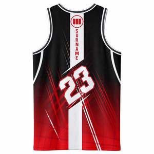 Último Modelo de Uniforme de Baloncesto Personalizado, Camiseta y Pantalones Cortos Sublimados de Poliéster, Uniforme de Baloncesto Masculino con Logotipo - Product Image 2