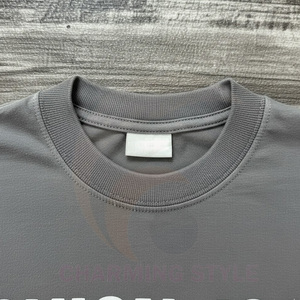 T-shirt pour homme de haute qualité, 100% coton, lourd, vintage, délavé, imprimé - Product Image 3