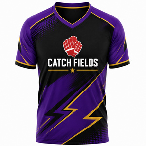 เสื้อฟุตบอลสั่งทำพิเศษ พิมพ์ชื่อทีมด้วยเทคนิค Sublimation ระบายอากาศได้ดี ผลิตจากโพลีเอสเตอร์ 100% คุณภาพพรีเมียม แขนสั้น - Product Image 6