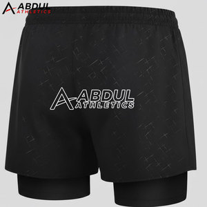 Shorts de sport pour hommes, conçus pour l'entraînement, la course à pied, la gym et les activités sportives, avec tissu respirant. - Product Image 2