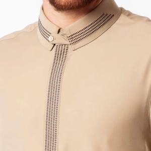 Túnica Daffah de Alta Calidad, Ropa Islámica para Hombre, Estilo Jubbah, Directo de Fábrica, Nuevo Diseño de Moda, Venta Directa de Thawb - Product Image 6