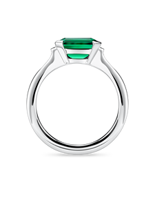 ทองคำแท้ 14k ประดับมรกตทรงเหลี่ยมธรรมชาติ 1.0 กะรัต ฝังแบบกึ่งขอบ ดีไซน์เรียบหรู ชุดเครื่องประดับอันประณีต เหมาะเป็นของขวัญสำหรับเธอ - Product Image 6