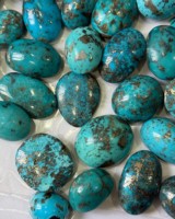 Lot de cabochons de turquoise mélangée AAA+++ – Pierres précieuses de turquoise naturelle en vrac, formes variées, certifiées CNAS, de Rafay Gemstone pour