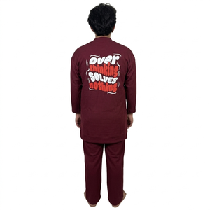 2026 Wholesale 2 Piece Straight <b>pants</b> Set Men's T-Shirts Set Custom Summer tees New Arrival Jogger T Shirt And Trouser Set - Product Image 2