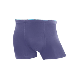 Bluish Purple Basic <b>Men</b> <b>Trunks</b> Athletic Boxer Briefs Smooth Cotton Blend Stretch Fabric Breathable Comfort Fit Underwears - Product Image 1