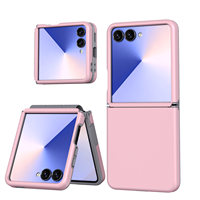 Coque de téléphone tendance transparente antichoc en TPU PC 360° pour Flip 6/7/8
