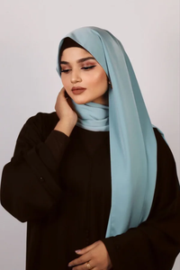 Premium Satin Plain Hijab Scarf Soft <b>Silk</b> Feel <b>Head</b> <b>Wrap</b> Shawl Custom Fabric OEM ODM Textile Manufacturer - Product Image 2