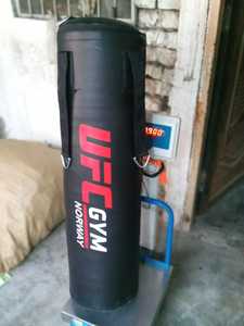 Sac de frappe sur pied UFC en tissu Oxford, fermeture éclair durable, rempli de sable, pour entraînement de boxe, usage adulte - Product Image 3
