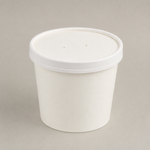 16 OZ White Paper <b>Cup</b> Bowl With <b>Disposable</b> Beverage Tea Coffee Juice Soup Packaging Custom Logo - Product Image 3