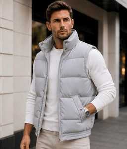 Gilet matelassé unisexe résistant à l'eau, léger, chaud, sans manches, pour l'hiver, vêtement d'extérieur - Product Image 2