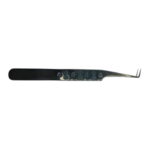 Herramienta de belleza para extensión de pestañas, para aplicación y estilizado de pestañas. Pinzas profesionales para extensión de pestañas para salón. - Product Image 3