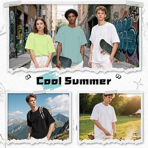 Camiseta de Manga Corta Verde Claro de 300 g/m² con Logotipo Personalizado OEM ODM, con Estilo de Tejido y Confección para Uso Diario - Product Image 4