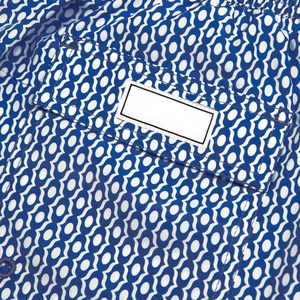 Nouveau short de bain tendance pour homme, motif palmier, respirant, taille élastique, tricoté, OEM ODM personnalisé - Product Image 6