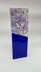 New Design Rainbow Star Crystal Glass Awards <b>Plaque</b> <b>Trophy</b> MH-NJ0360 Minghuang TV & Movie Character Polished Fashion Trend - Product Image 6
