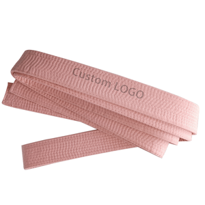 Ceintures d'arts martiaux personnalisées en gros avec logo, en coton premium, pour le karaté, le taekwondo, le judo, le jiu-jitsu, ceintures de rangement pour l'entraînement des enfants et des adultes - Product Image 1