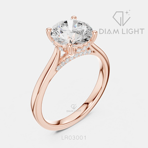 แหวนเพชรทรงกลม 2.00 กะรัต เพาะเลี้ยงในห้องปฏิบัติการ รับรองโดย IGI ทองคำขาว 14K สี F+ ความสะอาด VS+ แหวนหมั้น/แหวนครบรอบ ของขวัญ - Product Image 4