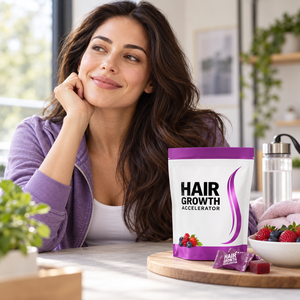 Gomitas Masticables para el Crecimiento del Cabello de Marca Privada OEM, 60 Unidades, Suplemento para la Salud, Fórmula Personalizada, Logotipo Personalizado - Product Image 4