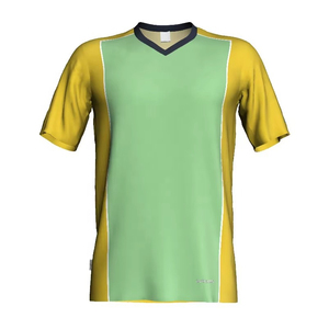 Camiseta de Fútbol Personalizada Unisex, Sólida, para Equipos y Ligas, Talla Grande, Cuello en V, Cintura Elástica, Secado Rápido, Transpirable, de Malla - Product Image 1