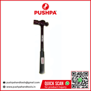 Martillo de punta de bola con mango de fibra de vidrio y cabeza de acero forjado de alta resistencia, martillo para clavos OEM para proyectos de construcción industrial - Product Image 2