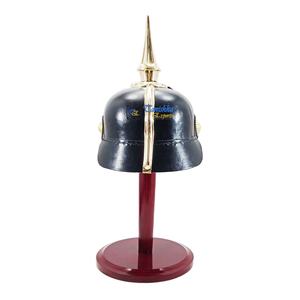 Casco de cuero alemán Pickelhaube casco Prusia Garde regimiento Pickelhaube Metal ágata hecho a mano latón insignia casco de cuero - Product Image 6