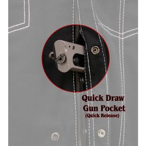 Gilet 'Wrecker' pour homme MDM3035 2025, denim noir, cuir, style club, avec motif matelassé en diamant, pour la moto, la course automobile - Product Image 3