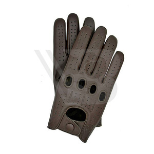Men Waterproof Anti-slip Breathable Leather Full Finger Driving <b>Gloves</b> for Car Motorcycle Universal Use Sports <b>Thin</b> Lightweight - Product Image 1