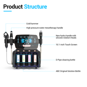 Mới nhất 360 chân không xoay loại bỏ mụn đầu đen sâu mặt làm sạch Hydra da mặt máy với Silicone Hydro đầu - Product Image 5