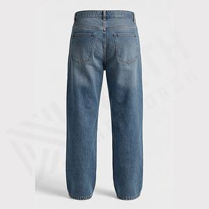 Pantalon en jean pour homme de couleur unie écologique de marque Prix ​​bas Vente en gros Fabricant Pantalon en jean pour homme toutes saisons Jean personnalisé - Product Image 2