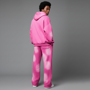 Nouveauté 2025 – Ensembles de survêtements personnalisés délavés effet soleil, coupe décontractée – Vente en gros – Tenues de sport d'hiver tendance pour le streetwear - Product Image 6