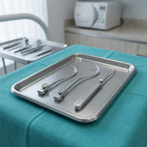 AGUJA REVERDIN (Pequeña) Aguja Reverdin Agujas de sutura médica Instrumento quirúrgico de cirujano Instrumento veterinario de acero inoxidable - Product Image 3