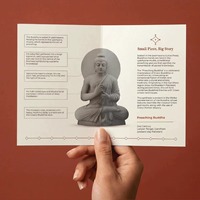 Statue de Bouddha prédicateur de Gandhara, qualité muséale, vente en gros, art sacré bouddhiste ancien, décoration