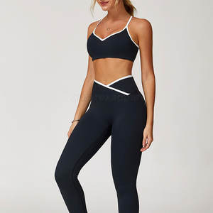 Vêtements de sport et de fitness pour femmes, ensembles de yoga, nouveau style, best-seller, ensemble de yoga pour femmes fabriqué au Pakistan par Aura Rex Apparel - Product Image 6