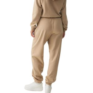 Pantalones deportivos de felpa extragrandes para mujer, de cintura alta, de algodón, informales, para estar en casa, con logotipo personalizado, al por mayor, pantalones deportivos para gimnasio para mujer - Product Image 3