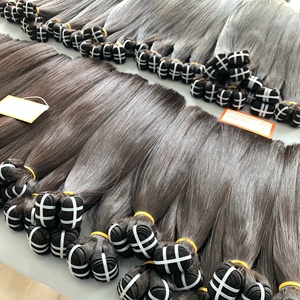 Meilleure Qualité Machine Double Trame 100% Remy Vierge Extensions de Cheveux Humains Vietnamien Cheveux Bruts Soyeux Droite 100g Bundles - Product Image 3