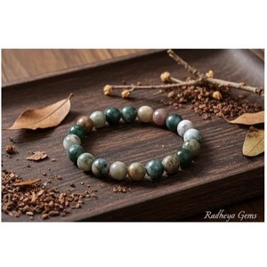 Indian Handcrafted Agate Strength <b>Bracelet</b> Natural Beaded Crystal <b>Healing</b> Jewelry Wholesale From India - Product Image 2